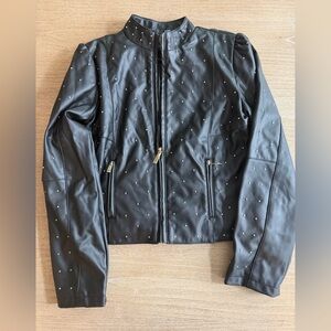 Marciano Black Studded Kids Jacket